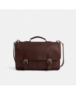 COACH Vintage Trader Brief - Brown