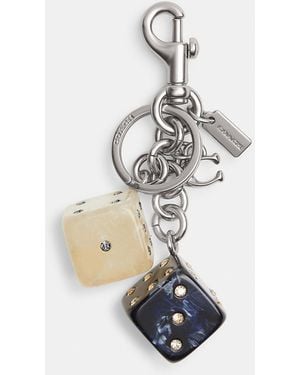 COACH Dice Bag Charm - White