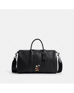 COACH Disney X Compass Bag 35 With Mickey Mouse - Black