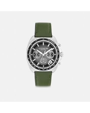 COACH Charter Chronograph Watch, 39mm - Green