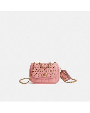 COACH Upcrafted Pillow Madison Shoulder Bag 18 With Quilting - Pink