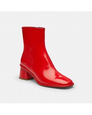 COACH Gigi Bootie - Red