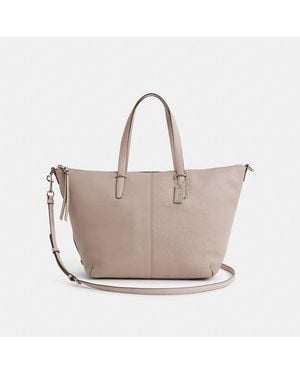 COACH Restored Bleecker Cooper Satchel - White