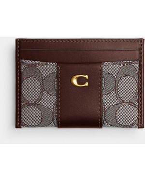 CH Étui À Cartes Essential En Jacquard Exclusif - Brown