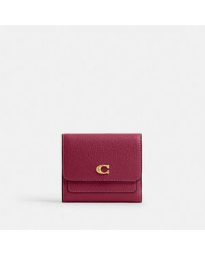 COACH Mila Small Flap Wallet - Red