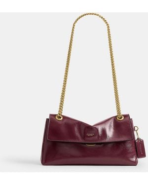 COACH Chelsea Shoulder Bag 26 With Chain - Red