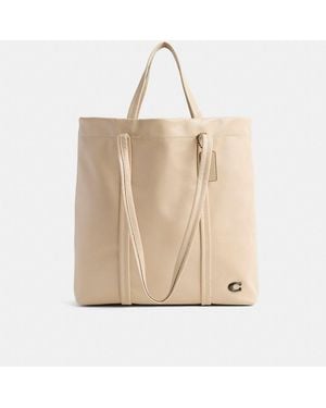 COACH Restored Hall Tote Bag 33 - Natural