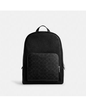 COACH Wade Backpack In Signature Canvas - Black