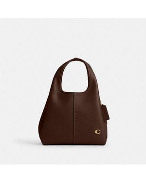 COACH Lana Leather Shoulder Bag - Brown