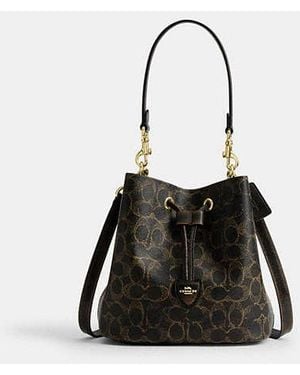 COACH Rowan Bucket Bag - Black