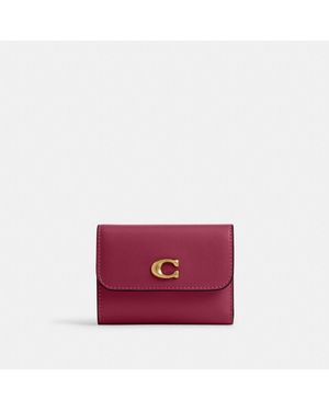 COACH Essential Card Holder Wallet - Red