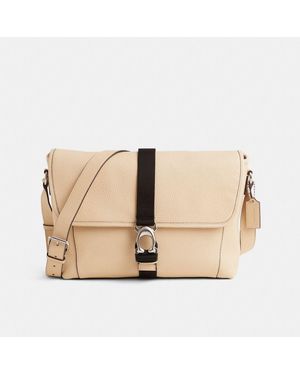 COACH Restored Beck Messenger - Natural
