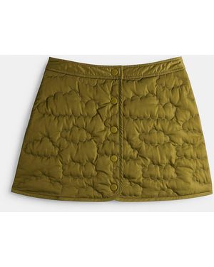 Coachtopia Loop Quilted Cloud Skirt - Green