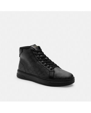 COACH High Line High Top Sneaker - Black
