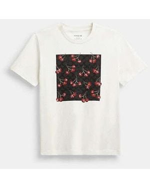 COACH Cherry Signature Classic T-Shirt - Black