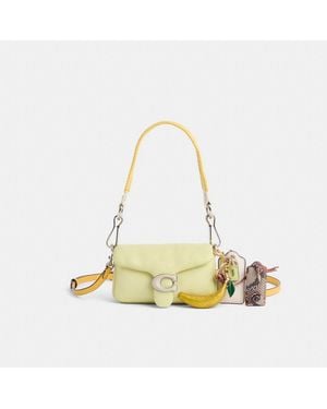 COACH Upcrafted Pillow Tabby Shoulder Bag 18 - Yellow