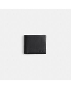 COACH Restored Coin Wallet - Black
