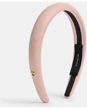 COACH Leather Headband - Orange