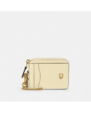 COACH Essential Chain Card Case - Natural