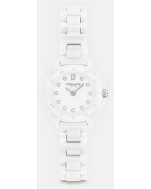 COACH Kitt Watch, 21 Mm - White