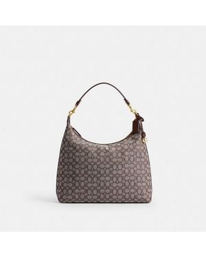 COACH Juliet Shoulder Bag 38 In Signature Jacquard - Gray