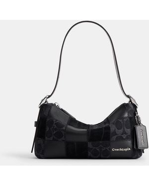 Coachtopia Alter/Ego Small Slouchy Shoulder Bag - Black