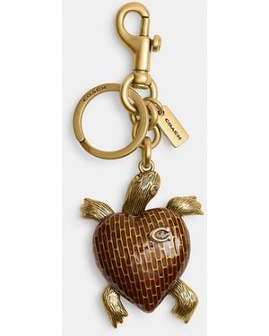 COACH Turtle Bag Charm - Metallic