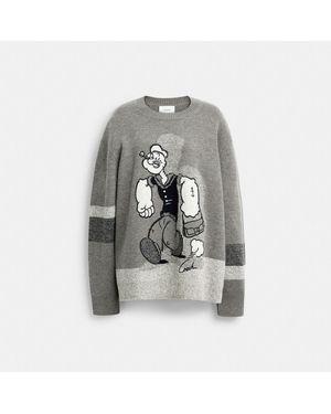 COACH X Popeye Sweater - Grey