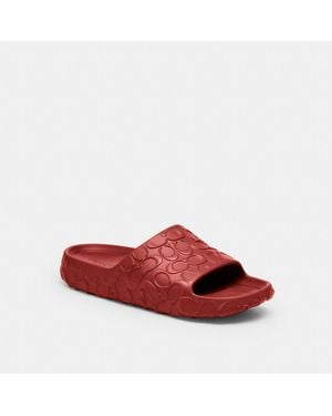 COACH Bay Slide - Red