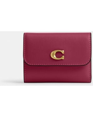 COACH Essential Card Holder Wallet - Red