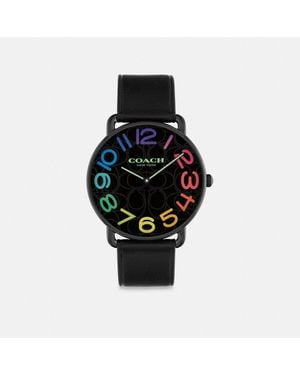 COACH Elliot Watch, 41mm - Black