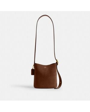 COACH Bleecker Bucket Bag 21 - Brown