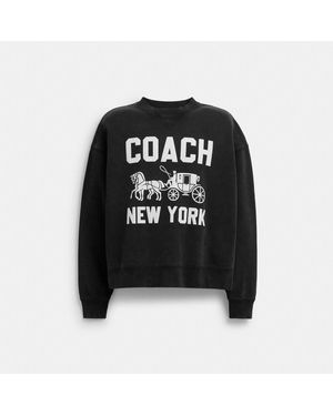COACH Horse And Carriage Sweatshirt - Black