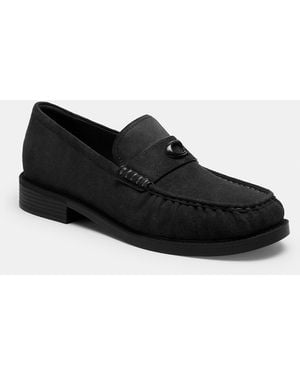 COACH Soft Loafer Shoes - Black