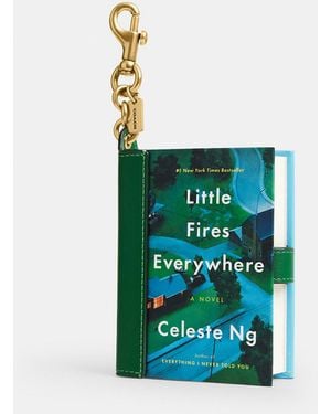 COACH Little Fires Everywhere By Celeste Ng Book Bag Charm - Blue