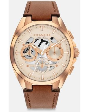 COACH Jackson Chronograph Watch, 42 Mm - Metallic
