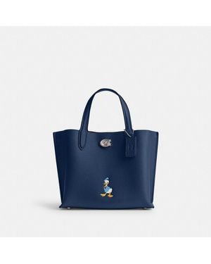 Coach＊ディズニーコラボトートバッグ＊Willow Tote Bag COACH® | Disney X Coach Willow Tote Bag 24 With Minnie Mouse