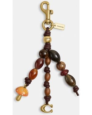 COACH Beaded Cluster Bag Charm - Metallic