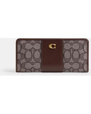 CH Portefeuille Mince Essential En Jacquard Exclusif - Brown