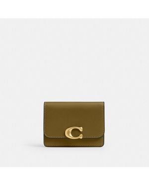COACH Bandit Card Case - Brown