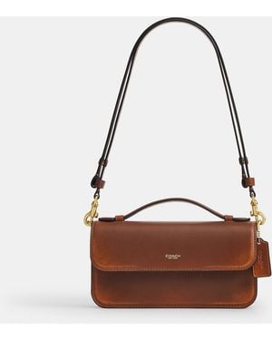 COACH New York Elora Top Handle Crossbody Bag - Brown