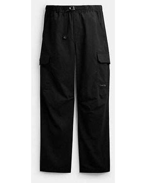 COACH Nylon Utility Pants - Black