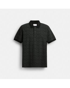 COACH Signature Polo - Black