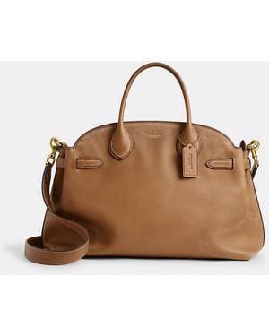 COACH Soft Empire Carryall Bag 40 - Brown