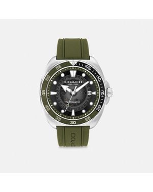 COACH Charter Automatic Watch%2c 44mm - Green