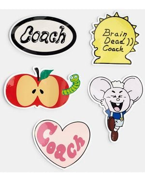 COACH Brain Dead Sticker Set - Multicolor