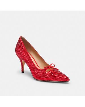 COACH Pump With Crystals - Red
