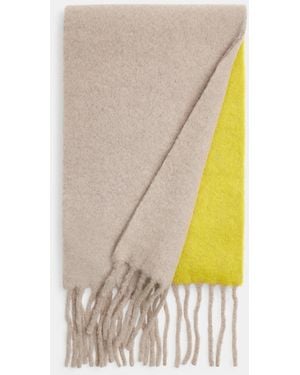 COACH Colorblock Muffler With Rubber Patch - Multicolor