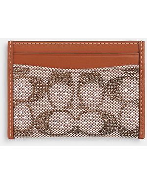 CH Étui À Cartes Essential En Jacquard Cristal Exclusif - Brown