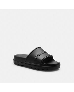 COACH Jesse Rubber Slide Shoes 13 D - Black